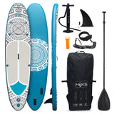 HIKS 11'2FT / 3.4M INFLATABLE STAND UP PADDLEBOARD ( SUP ) SET - TRIBAL SAMOA