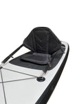 HIKS High Back SUP Seat & Kayak Paddle Bundle